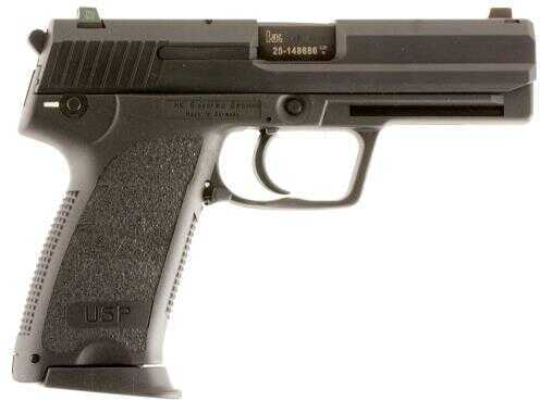 Heckler & Koch USP45 V1 45 ACP 4.41" Barrel 10 Round Black Polymer Grip/Frame Blued Finish Semi-Auto Pistol 704501LELA5