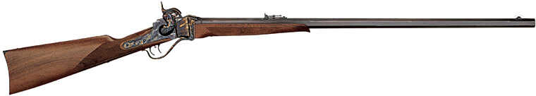 Taylor/Pedersoli 1863 Sharps Sporting Case Hardened .45 Caliber 32" Barrel-img-0