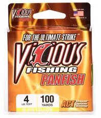 Vicious Panfish Hi-Vis Yellow Mono - 2LB Spool – Vicious Fishing