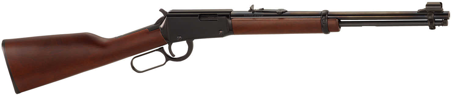 Henry Youth Lever Rifle 22 LR 16" Barrel Walnut Stock-img-1
