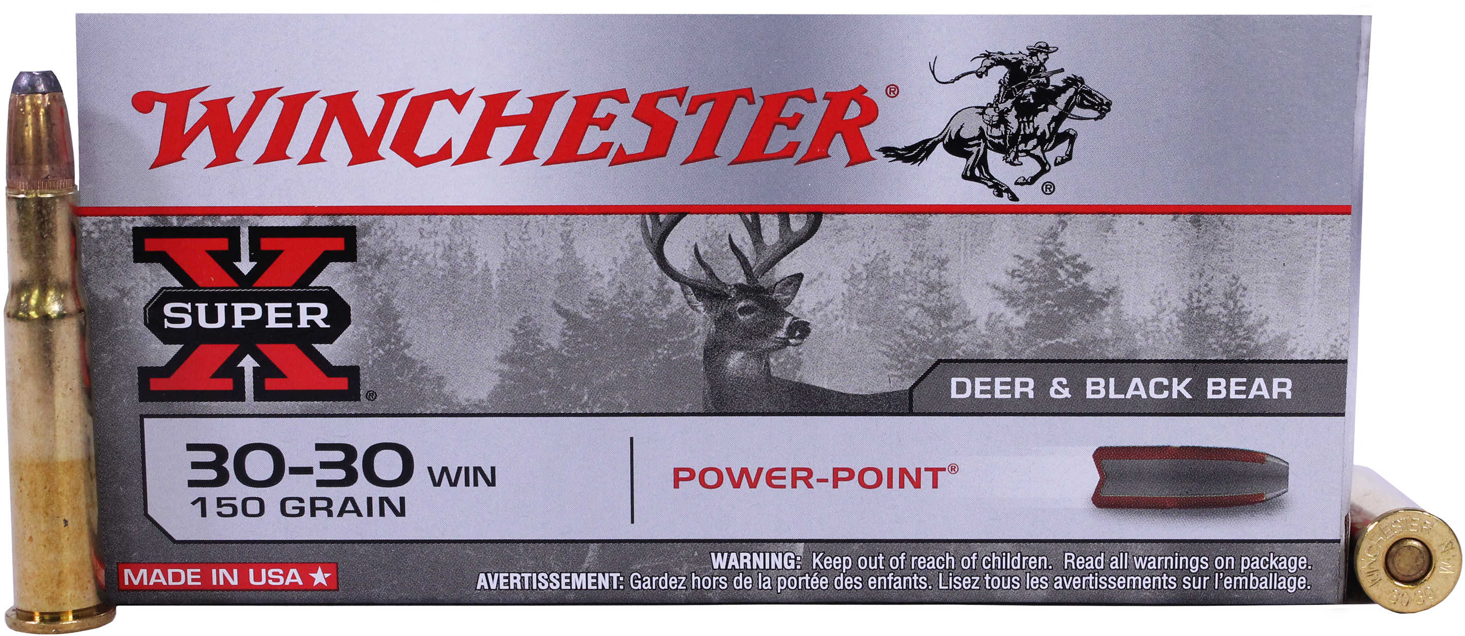 Winchester Super-X Power-Point 30-30 150 Grain Pointed Soft Point 20 ...