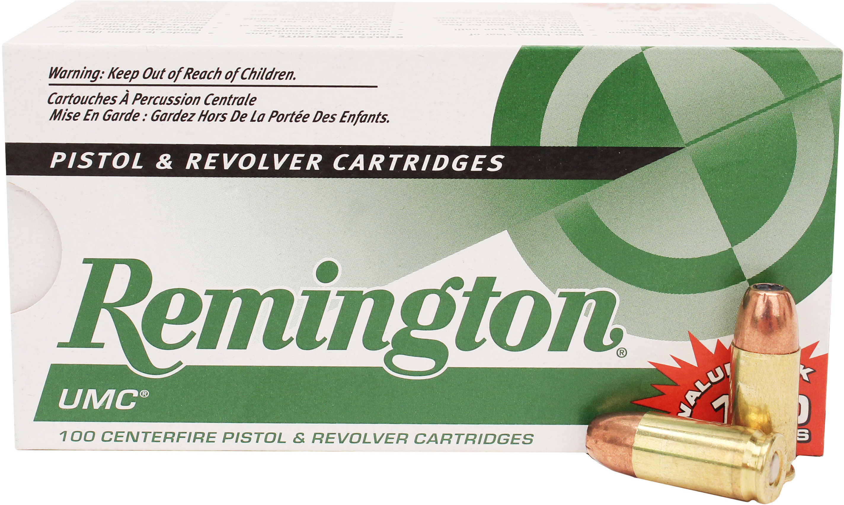 Remington UMC 9MM 115 Grains JHP 100 Rounds Value Pack 100 Rounds ...