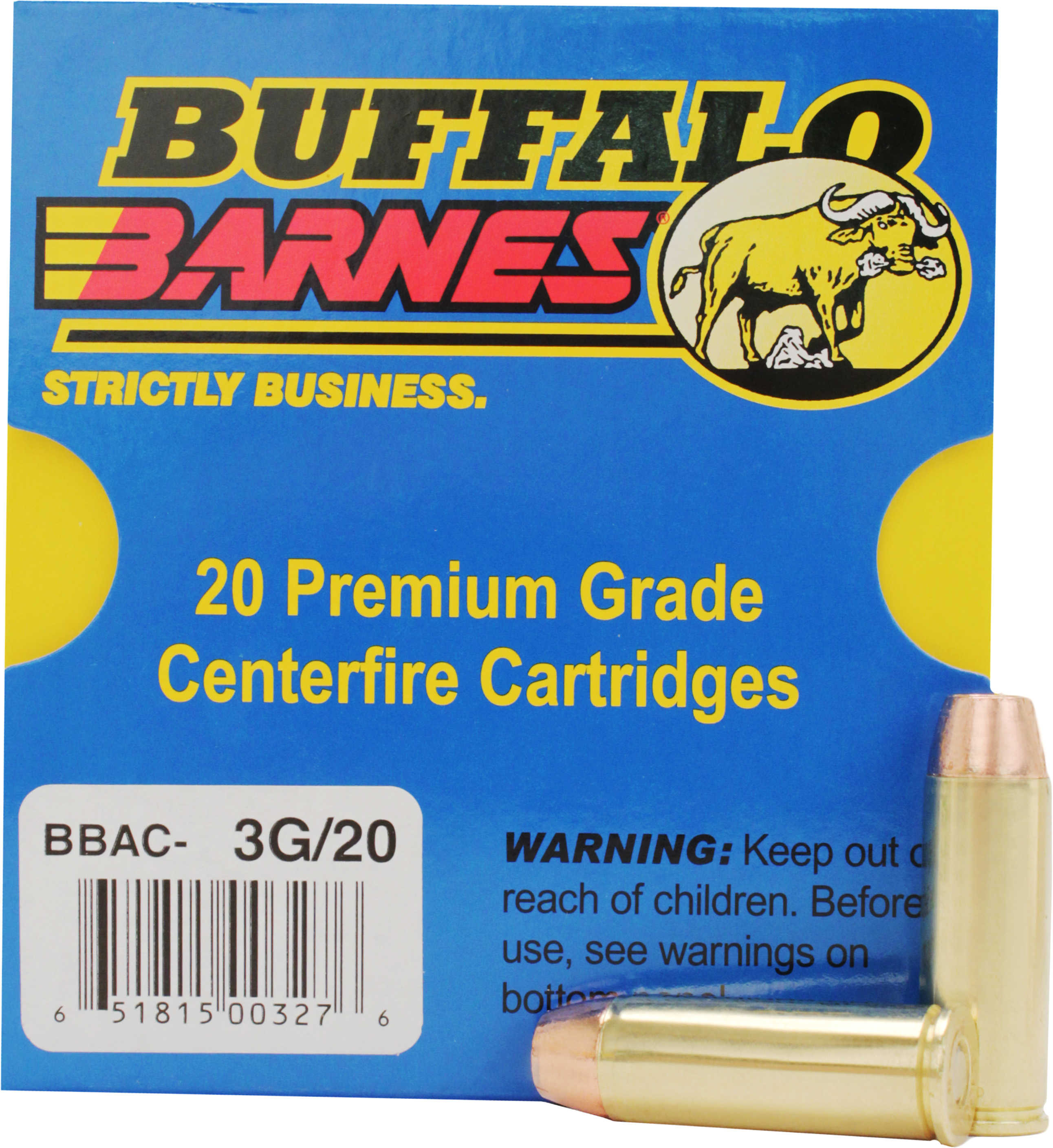 Buffalo Bore Ammunition Buffalo Barnes Heavy 45 Colt +P 225 Grains ...