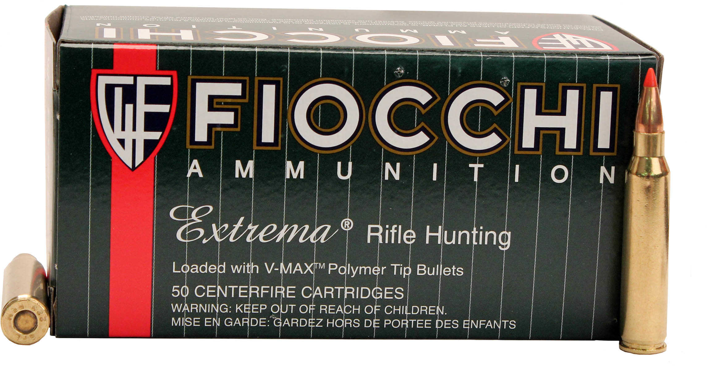 Fiocchi Ammunition Rifle 223 Remington 50 Grain VMax 50 Round Box