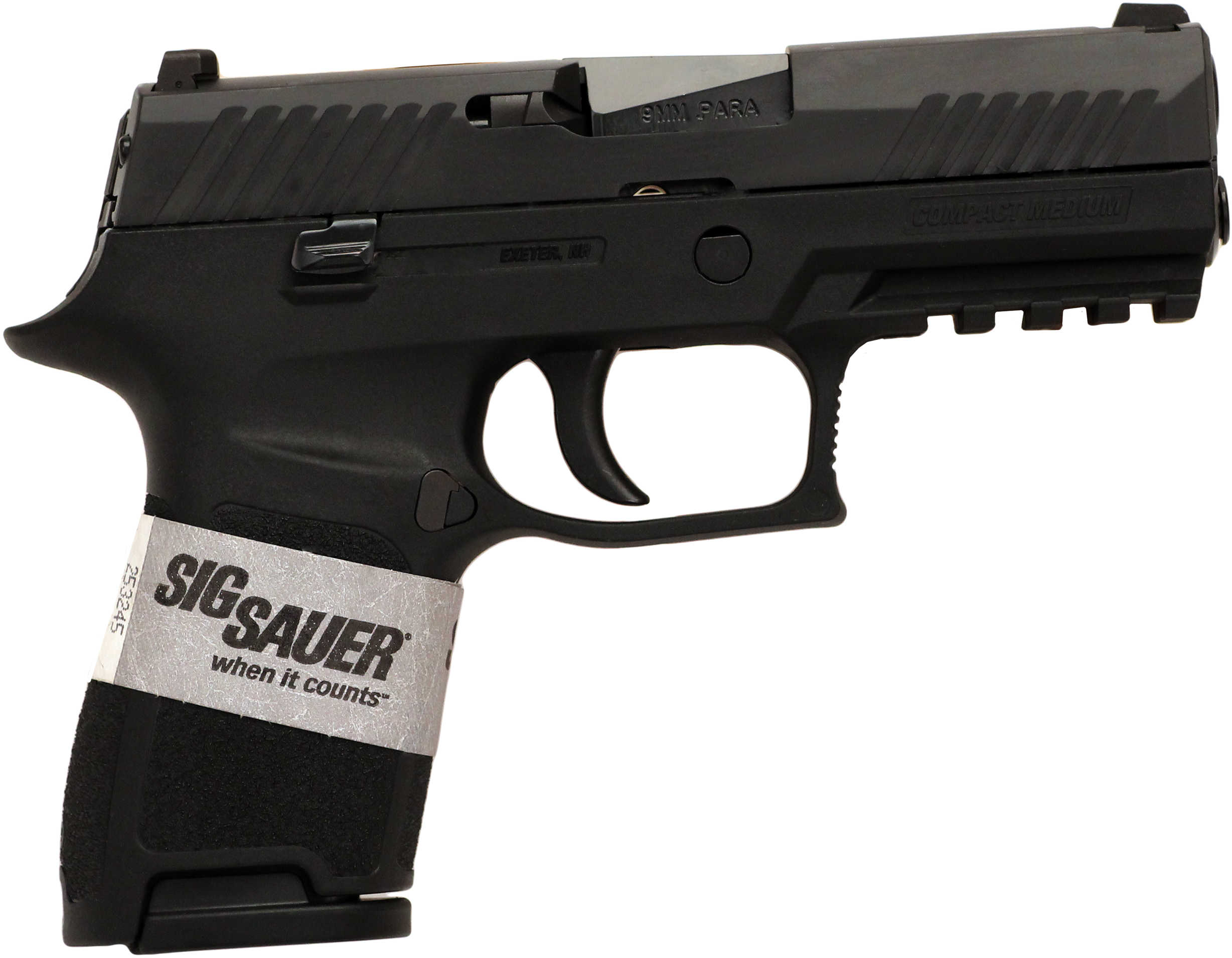 Sig Sauer P320 Compact 9mm Luger 3 9 Barrel 15 Round Stainless Steel Nitron Polymer M1913 Rail