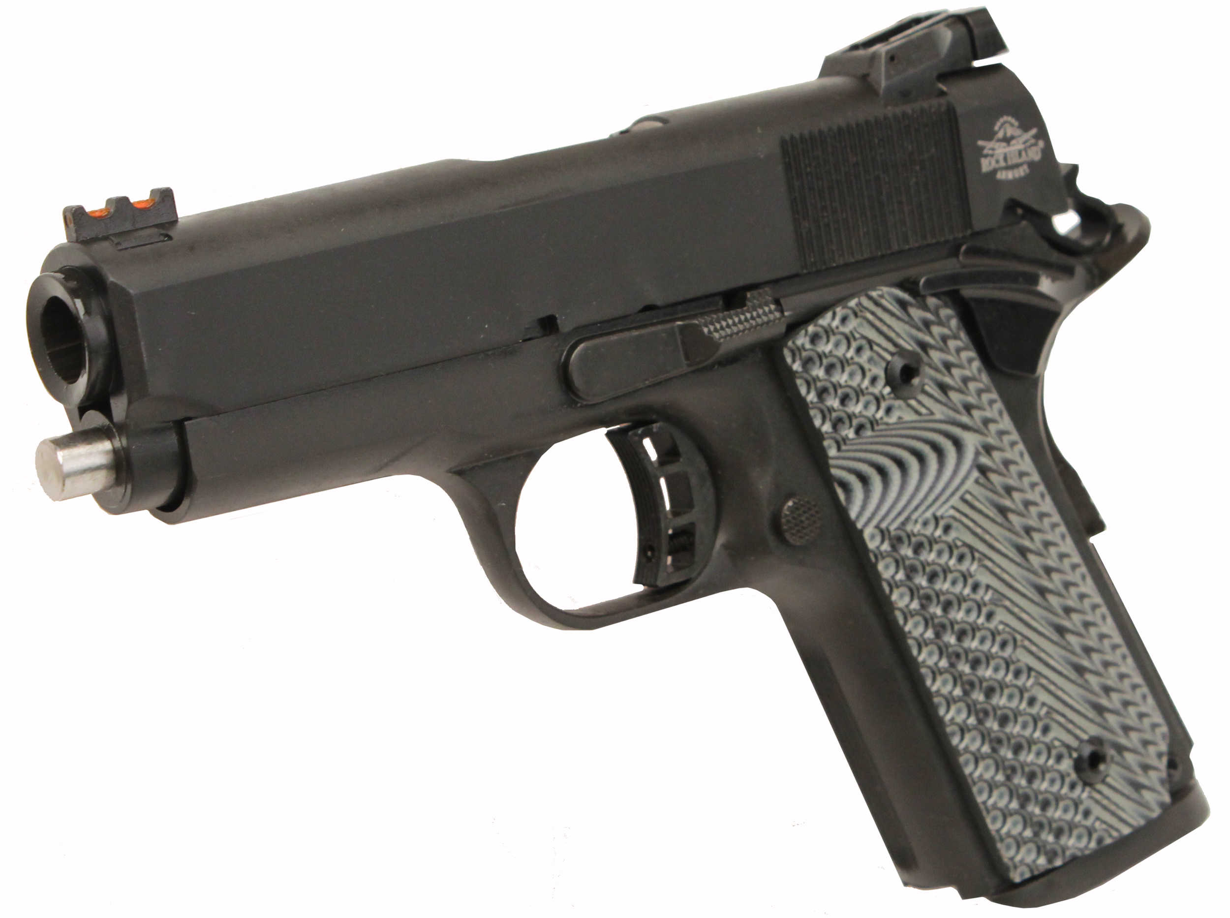 Rock Island Armory M1911-A1CS Tact II VZGrip 45 ACP 3.5" 8 Round Semi ...