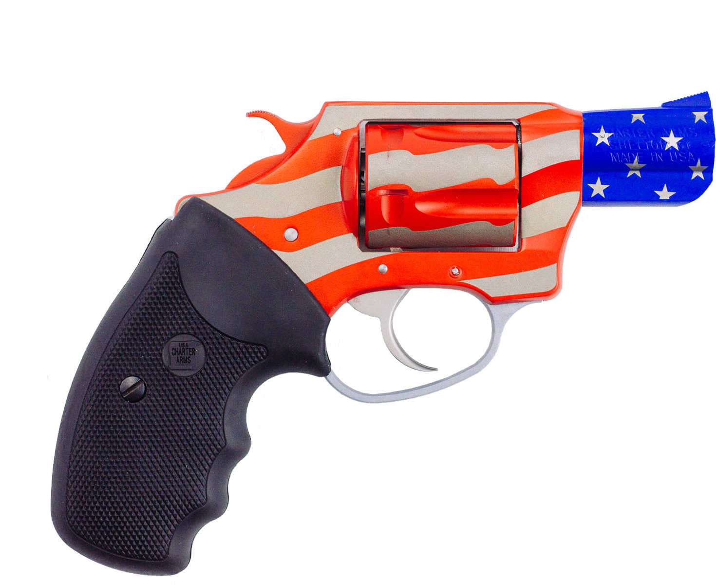 Charter Arms 38 Special Old Glory 2" Barrel Red/White/Blue Revolver