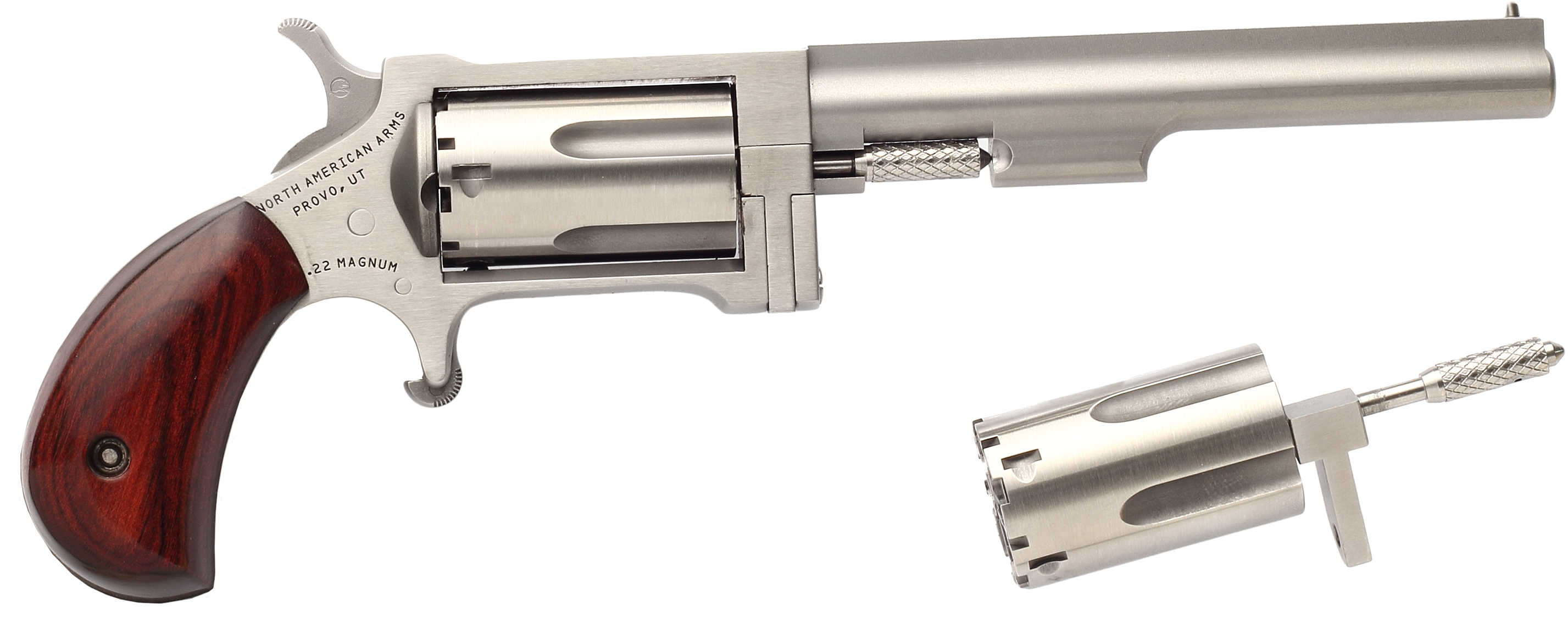 North American Arms Sidewinder Revolver 22 Long Rifle 22MAG 5 Round ...