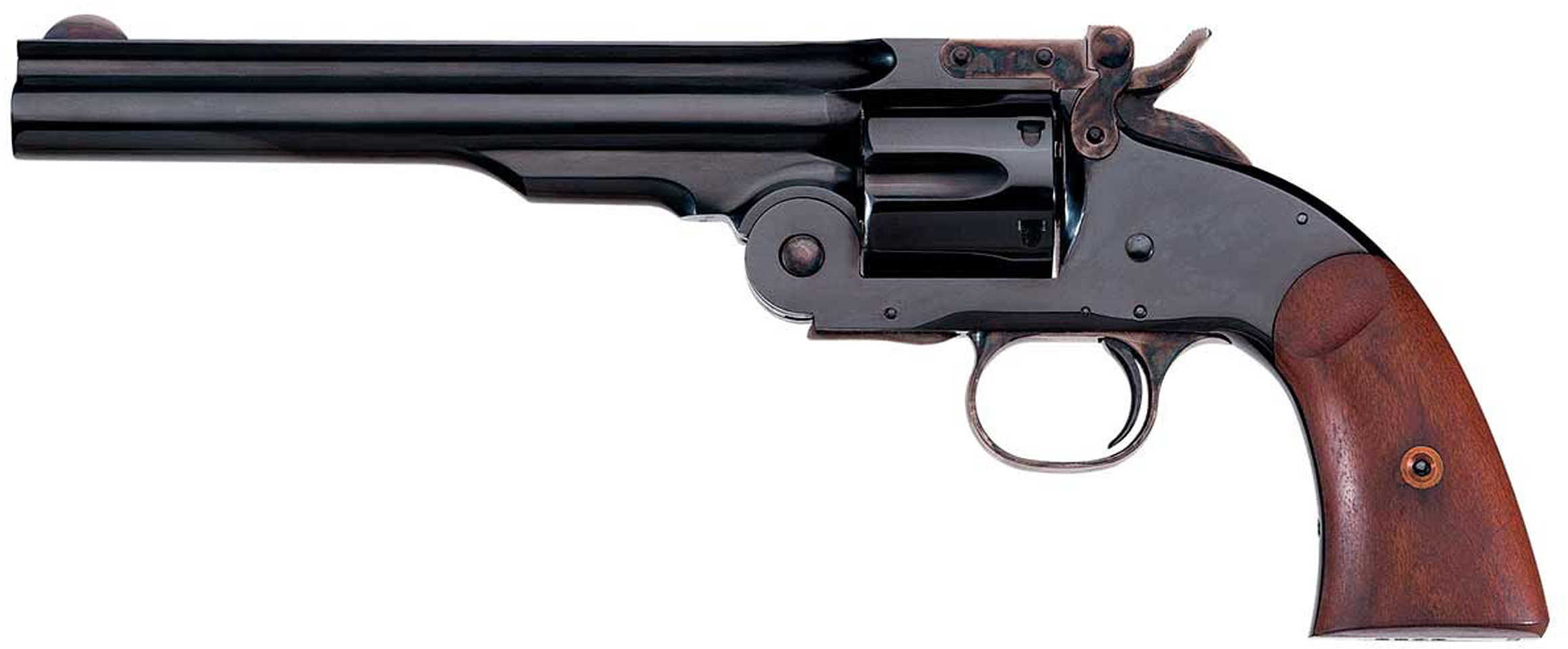 Taylor's & Company Revolver Schofield 45 Long Colt 7" Barrel 6 Round Walnut Grip Blued Finish Md: 0850