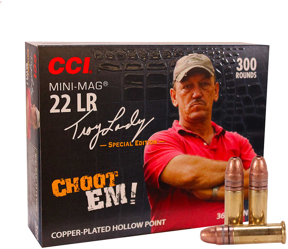 Cci 22 Long Rifle Mini Mag Copper Plated Hollow Point 36 Grain 300 Round Box Ammo 11204076