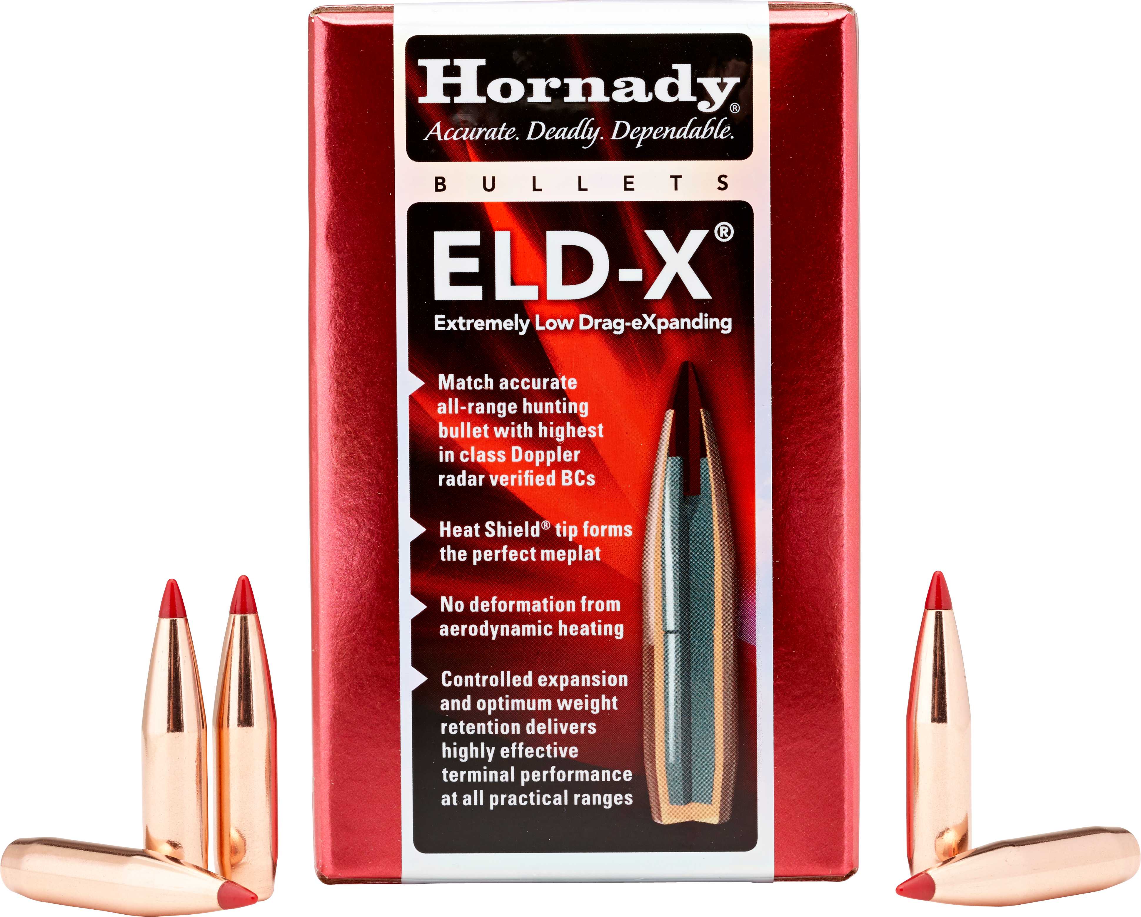 Hornady 338 Caliber Bullets ELD-X, (.338 Diameter), 270 Grains, Boat Tail, Per 50 Md: 33371