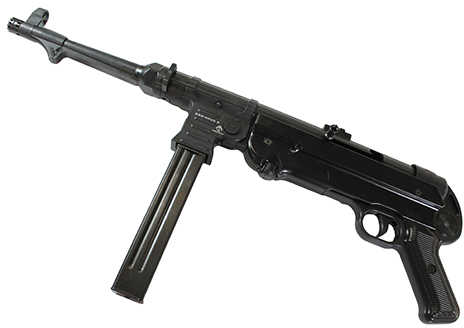 Rifle GSG German Sports Guns MP-40 Semi-Automatic 9mm Luger 17.2" 30+1 Underfold Steel Black Stock