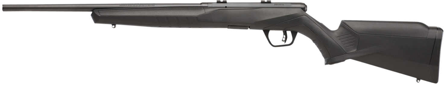 Savage B17 Compact Rifle 17 HMR 18" Barrel 10 Rounds Matte Black Synthetic Stock Blued Finish