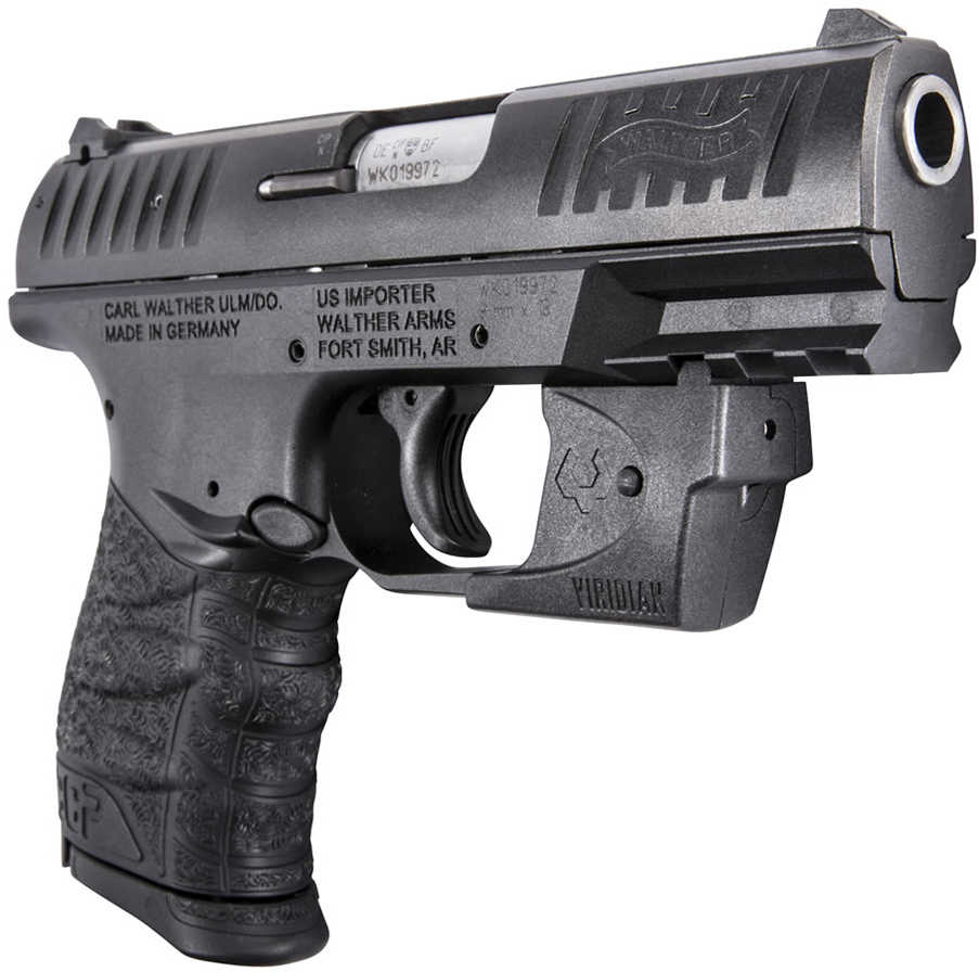 Walther Ccp M2 Pistol 9mm 354 Barrel Black 8 Roundd Viridian Red Laser 11245960 5318