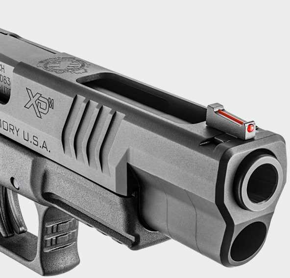 Springfield Armory XDM Full Size Semi Automatic Pistol 10mm 5.25" Barrel 3 15 Round SS Mags Black Polymer