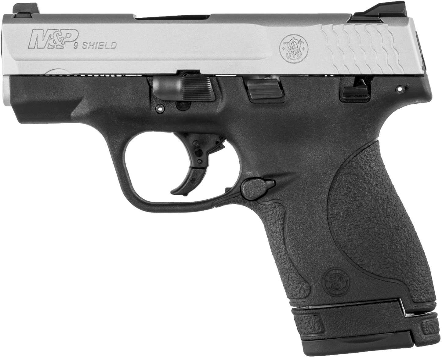 Smith & Wesson M&P 9 Shield Pistol 9mm Luger 3.10" Barrel 7 Round Black Satin Aluminum Cerakote Polymer Frame