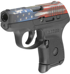 Ruger LCP Pistol 380 ACP 2.75" 6+1 American Flag Cerakote With Black Polymer Grip