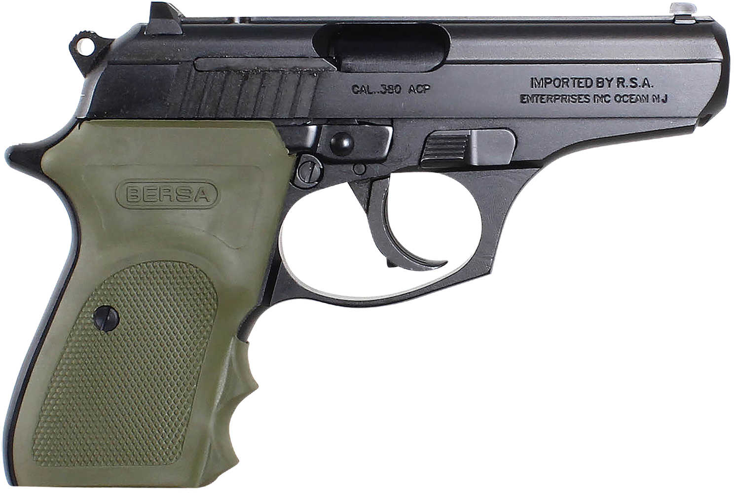 Bersa Thunder Combat Double/Single Action Semi-Automatic Pistol .380 ACP 3.5" Barrel (1)-8Rd Magazine 3-Dot Sights Rubber Wrap Around Grips Matte Black Finish