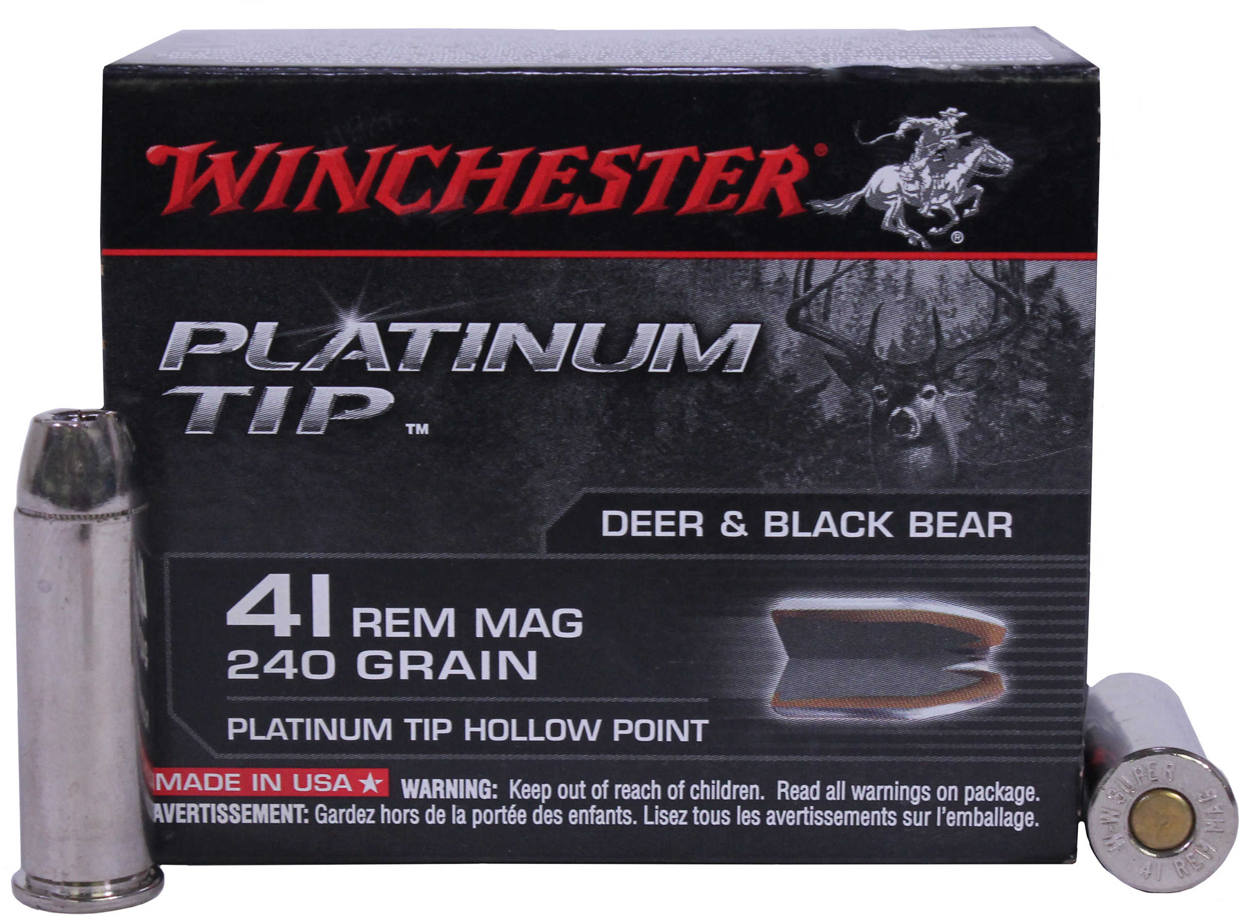 Winchester 41 Remington Magnum 41 Remington Mag, Supreme 240gr ...