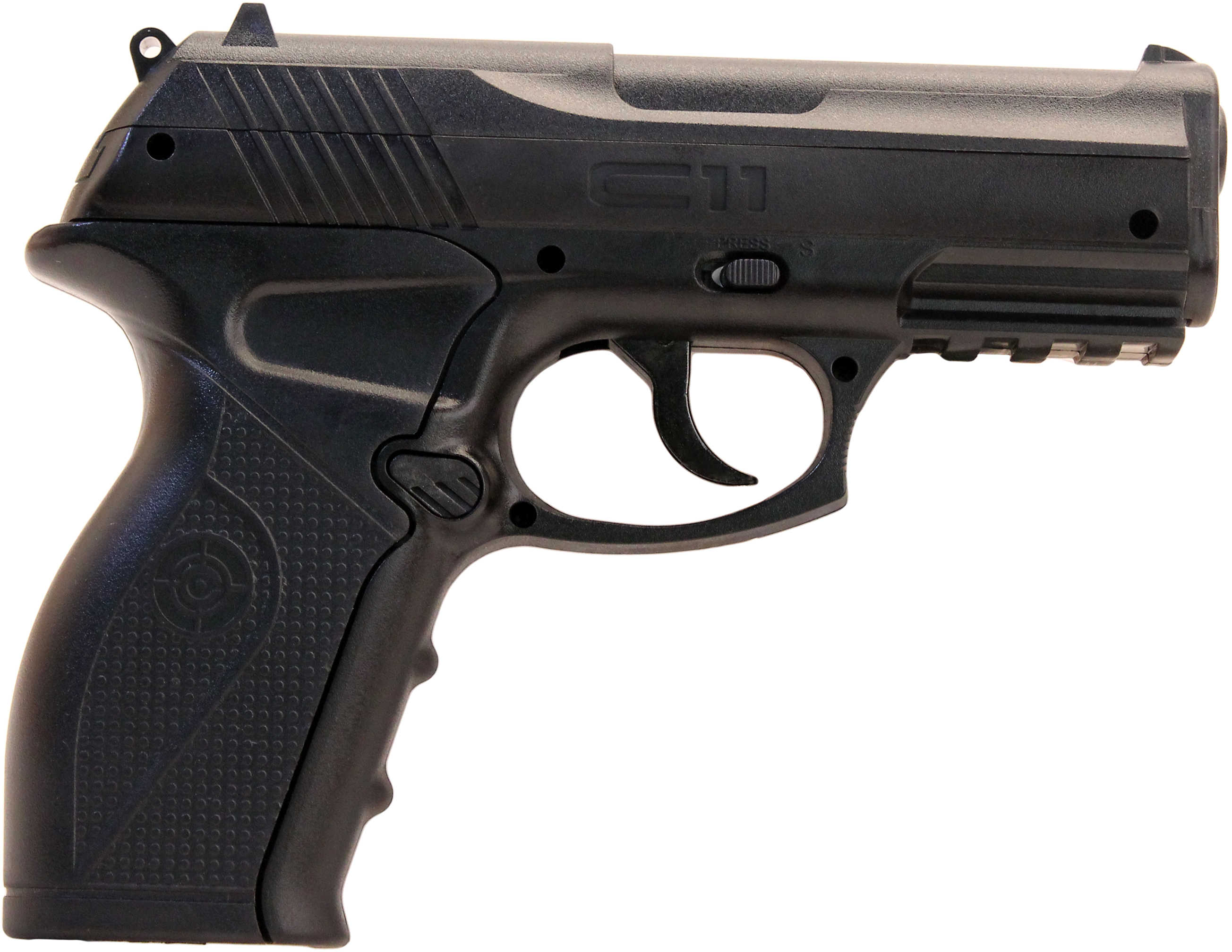 Crosman Model C11 Tactical Pistol .177 BB Black Synthetic Stock CO2 ...