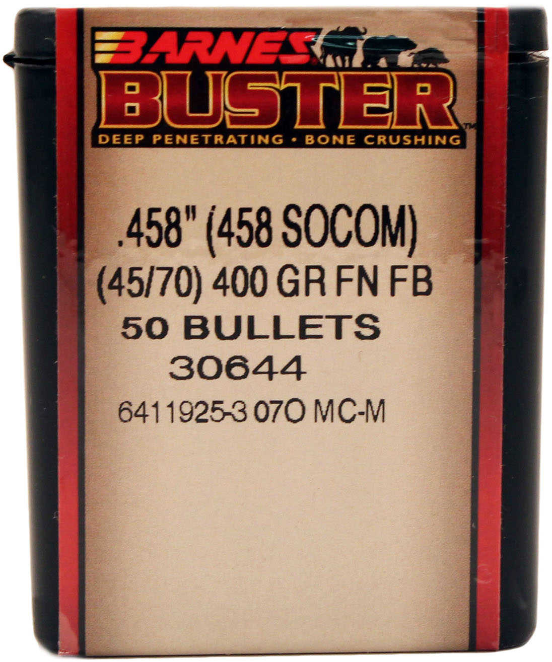 Barnes Bullets Buster Flat Nose Flat Base Bullets 45 70 Government