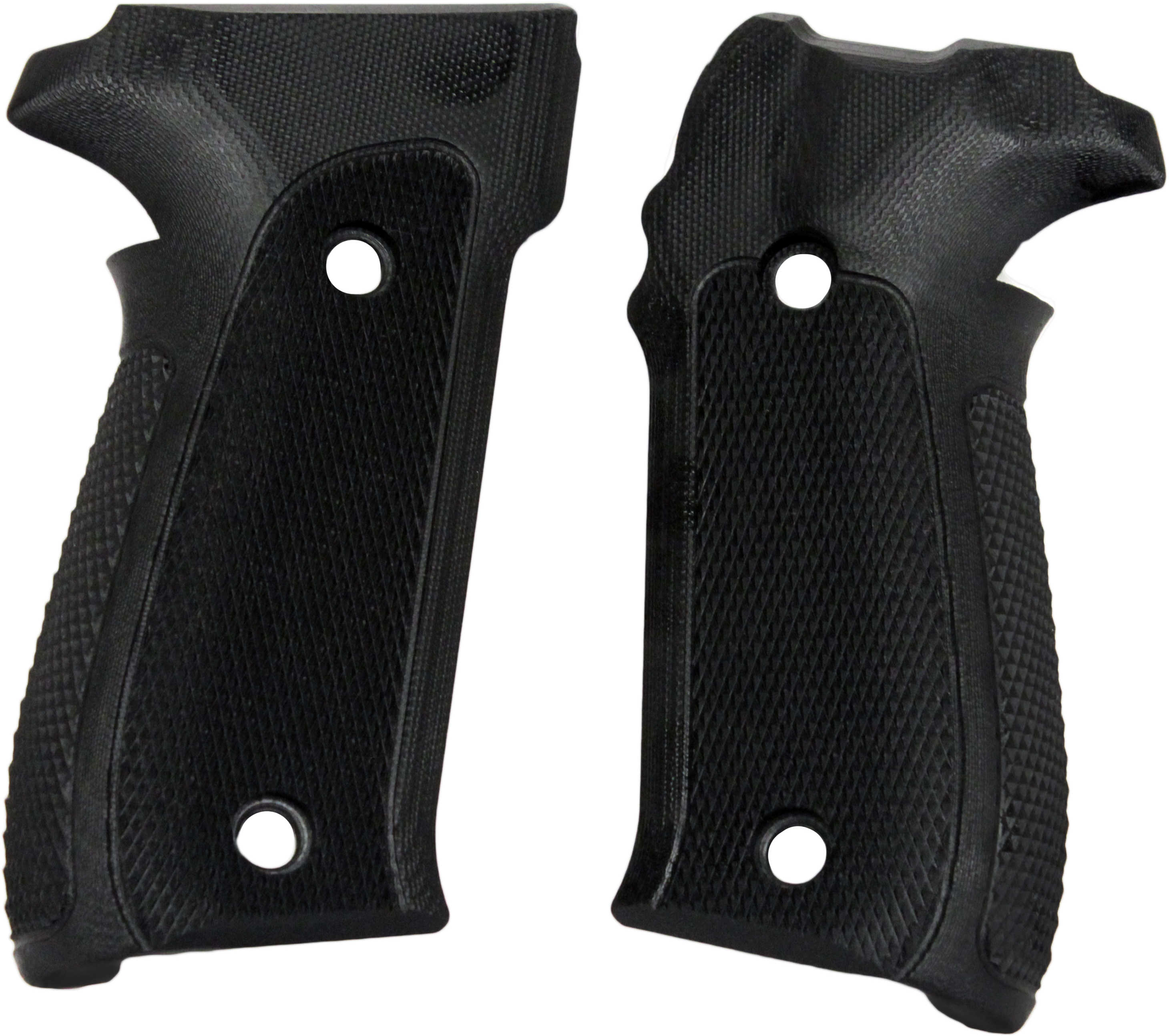 Hogue Sig P226 Grips Checkered G-10 Solid Black 26179 - 81377