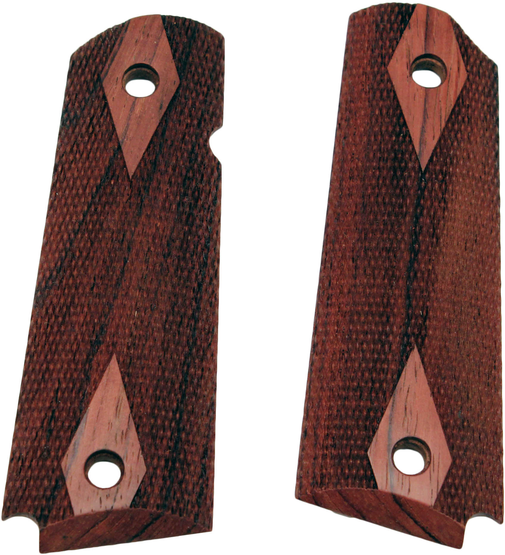 Hogue Colt & 1911 Government Grips Rosewood, Checkered 45911 - 81668