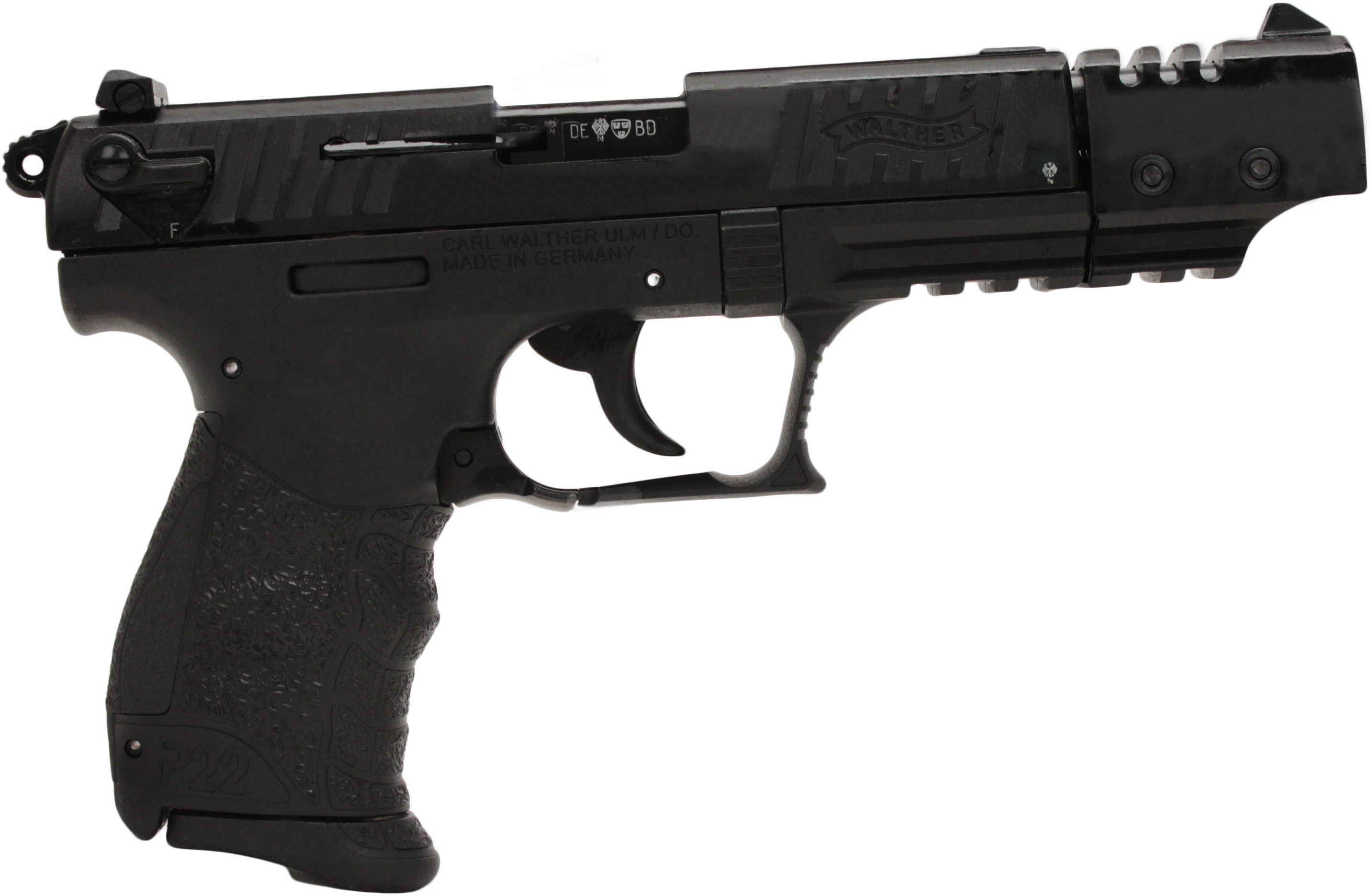 Walther P22 Pistol 22 Long Rifle Target Pistol 5 Barrel Ca Approved