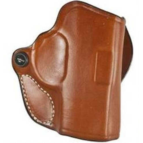 DESANTIS Mini Scabbard Holster RH OWB Leather Ruger Sec 9C Tn