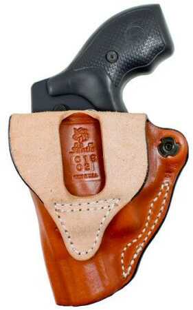 Mini Scabbard Holster RH OWB Leather Sf XDM 3.8" Tan