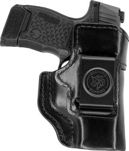 DESANTIS Inside Heat HOLSTR RH IWB Leather 1911 3-3.5" Black