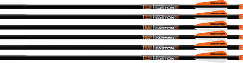 EASTON XBOW Bolt 9MM Carbon 22" W/3" VANES Half Moon 6-Pk