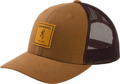 BG Cap Rugged Mesh Snapback Square BCKMK Patch LODEN OSFM