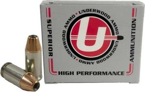 380 ACP 20 Rounds Ammunition Underwood Ammo 90 Grain Hollow Point