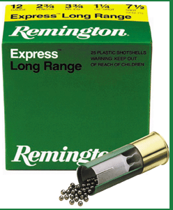 12 Gauge 25 Rounds Ammunition Remington 2 3/4" 1 1/4 oz Lead #7 1/2