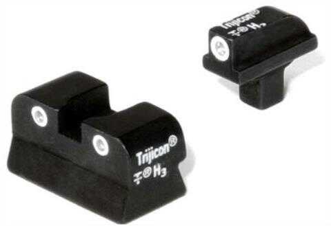 Trijicon Night Sight Set Colt Commander 3 Dot Green Stake-In-img-0