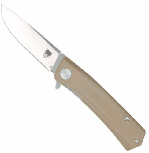 Cobratec Serpent Folder 3" Ss/tan D2 Blade G-10 Scales