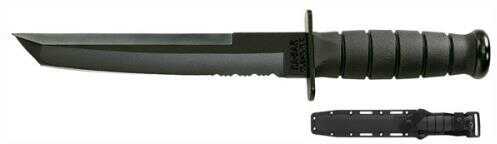 KA-BAR Tanto Knife 8" W/Plastic Sheath Black-img-0