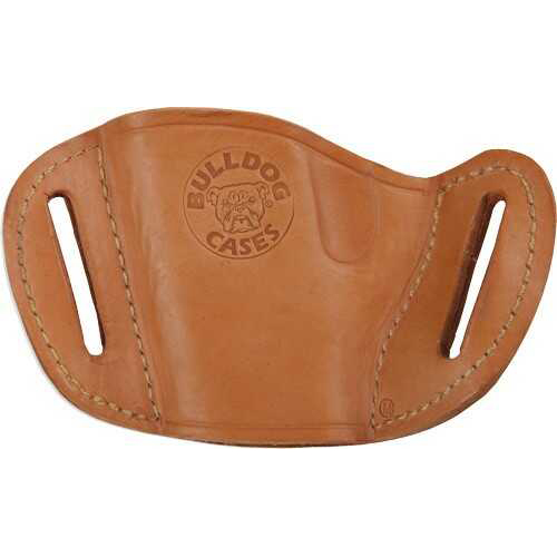 Bulldog Cases Belt Slide Holster Tan RH Small & Mini Autos