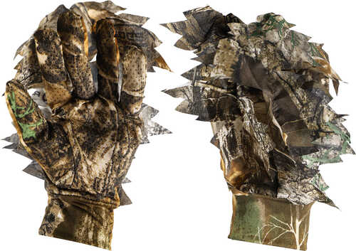 Titan 3D Leafy Gloves Real Tree Edge