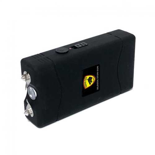 Guard Dog Disabler Stun Gun W/ Led Light Rechargeable Black