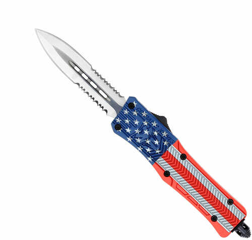 Cobratec Small Ctk1 Otf Usa Red White Blue 2.75" Wharncliffe