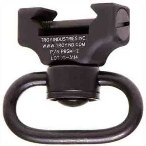 Troy Industries Rail Sling Mount Q.D. 360 With Push Button Swivel Black