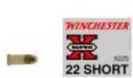 22 Short 50 Rounds Ammunition Winchester 29 Grain Lead