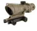 Trijicon ACOG 4x32 Dual Illuminated Green Chevron, Cerakote Flat Dark Earth Md: Ta31-D-100313