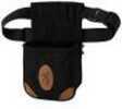 Lona Canvas/Leather Shell Pouch, Black Md: 121388992