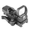 NcStar Red & Green Reflex Sight with 4 Reticles and QR Mount, Black 