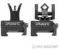 Troy Industries Micro- M4 Sight Set Black, Tritium, Folding SSIG-MCM-STBT-01