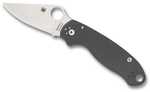 Spyderco Para 3 Folder 3.0 in Black Plain G-10 Handle