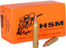 223 Remington 50 Rounds Ammunition HSM 55 Grain Soft Point